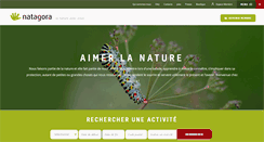 Desktop Screenshot of natagora.be